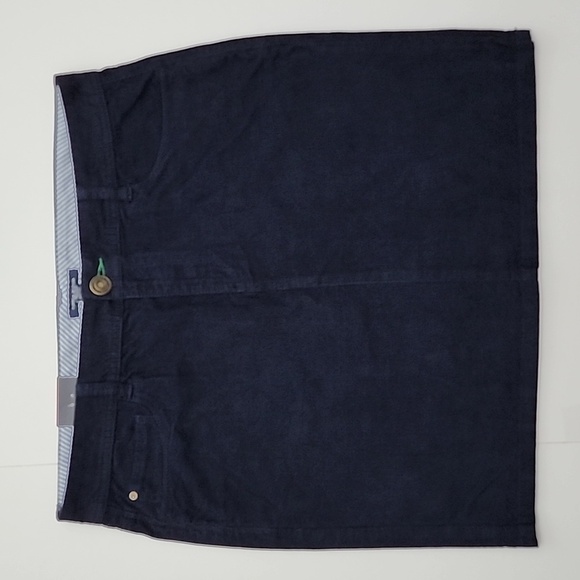 Tommy Hilfiger Women's Corduroy Mini Skirt Dark Navy Blue Size 12 - Picture 3 of 14